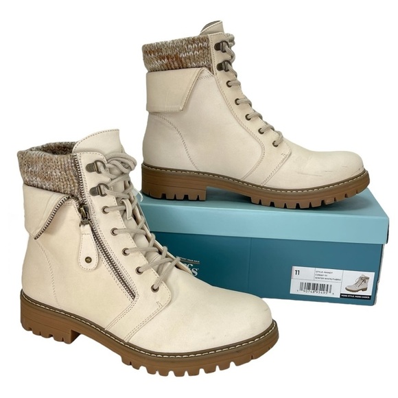 Cliffs White Mountain Mandy Womens Lug Ankle Combat Style Boots Size 11M - Picture 12 of 14